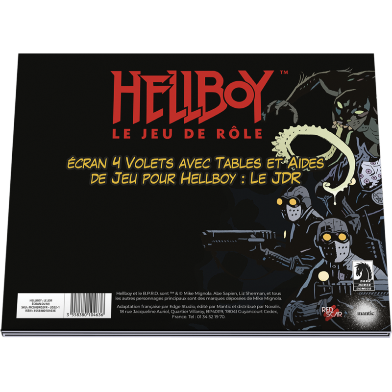 HellBoy le jeu de rôle - Ecran du MJ