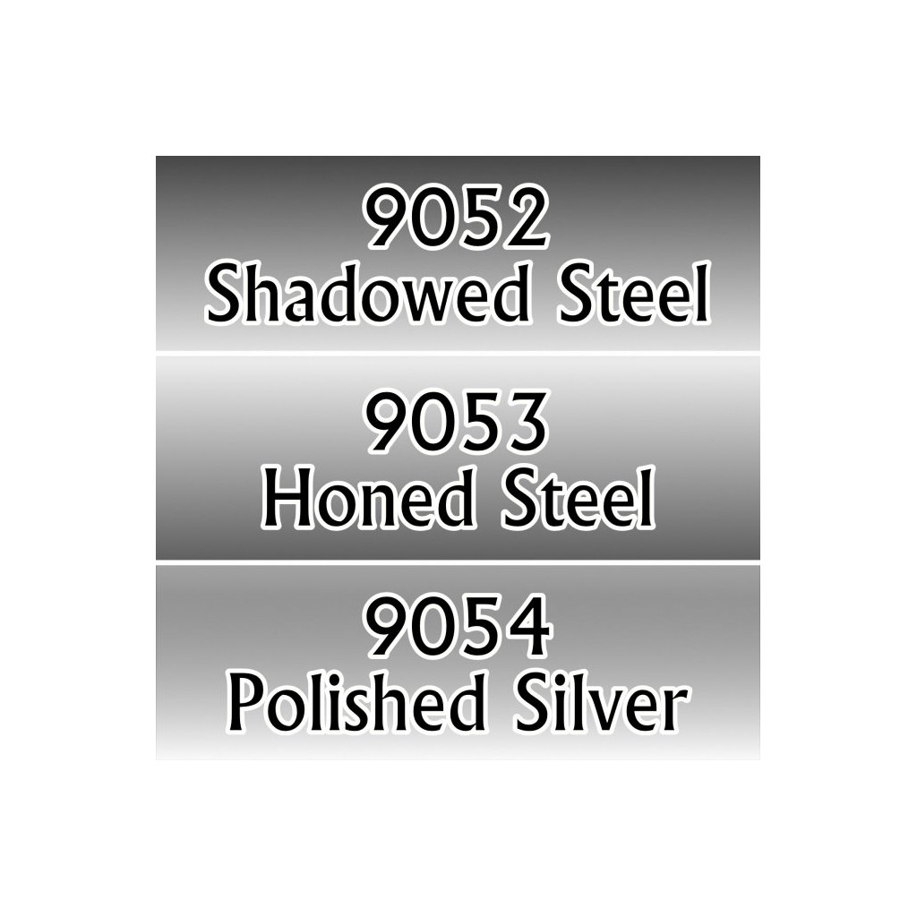 Reaper Master Series Paints Triads: Silver-toned Metal