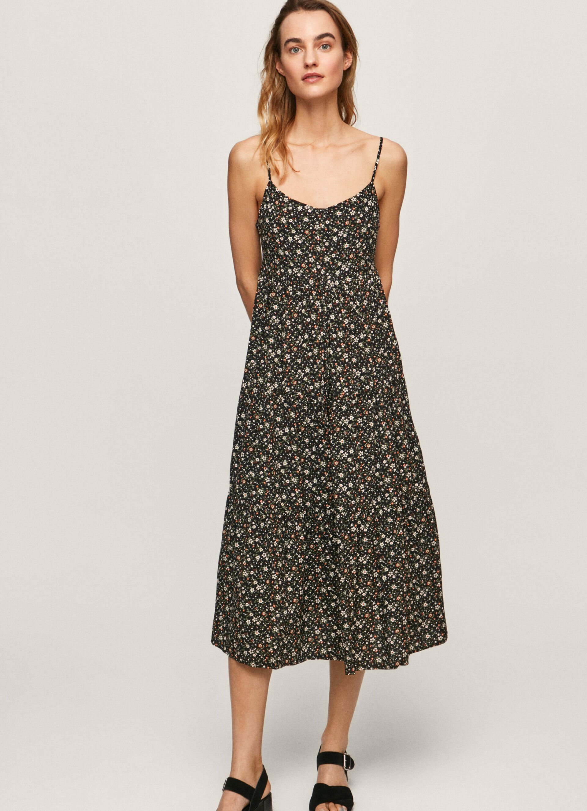 VESTIDO PEY FLOWY COM FLORES - multicolorido