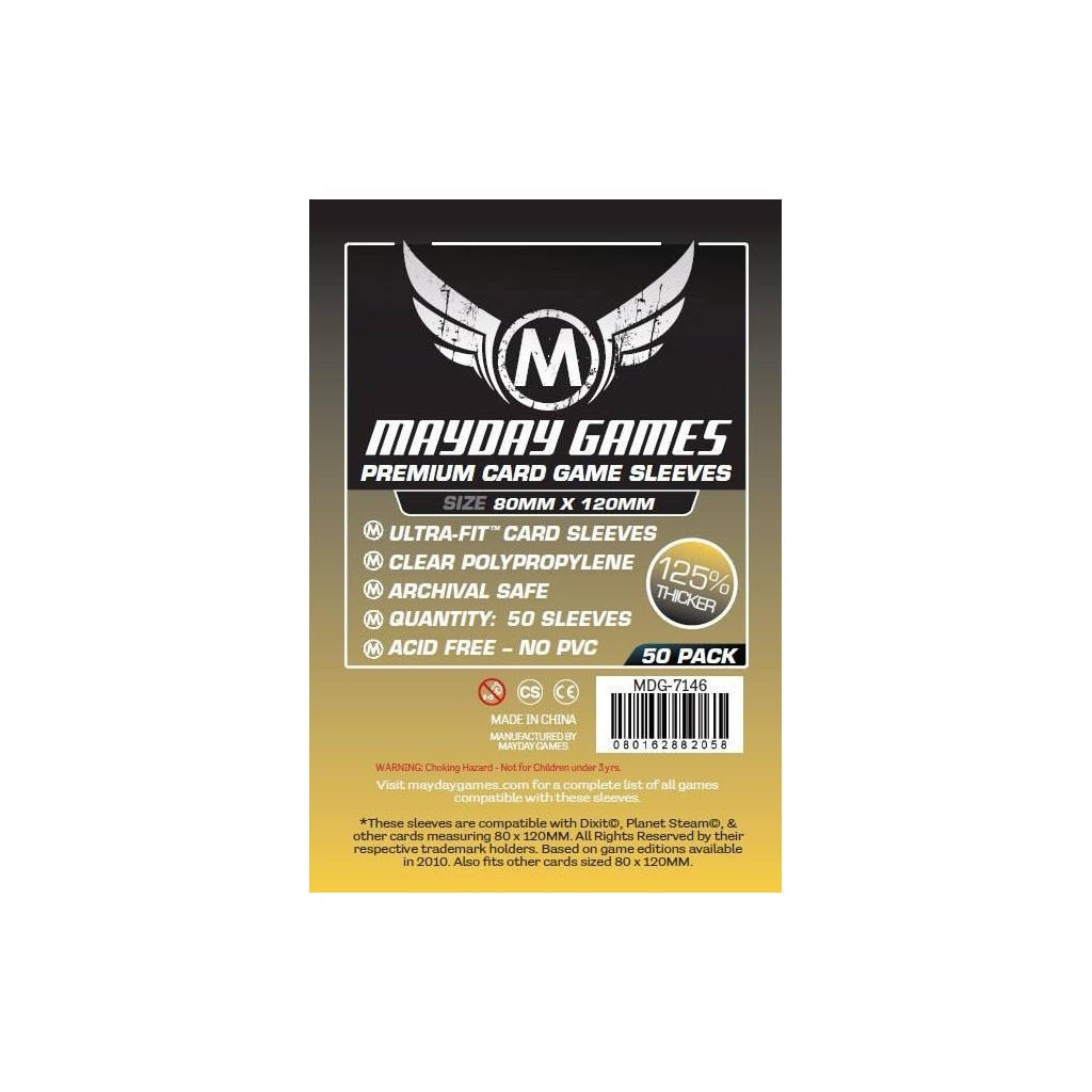 Mayday - Card Game Sleeves - Premium - 80x120mm - 50p