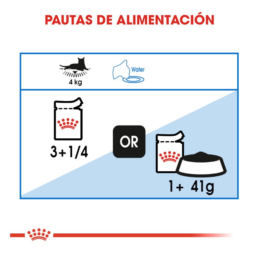Royal Canin Ultra Light gelatina sobre para gatos