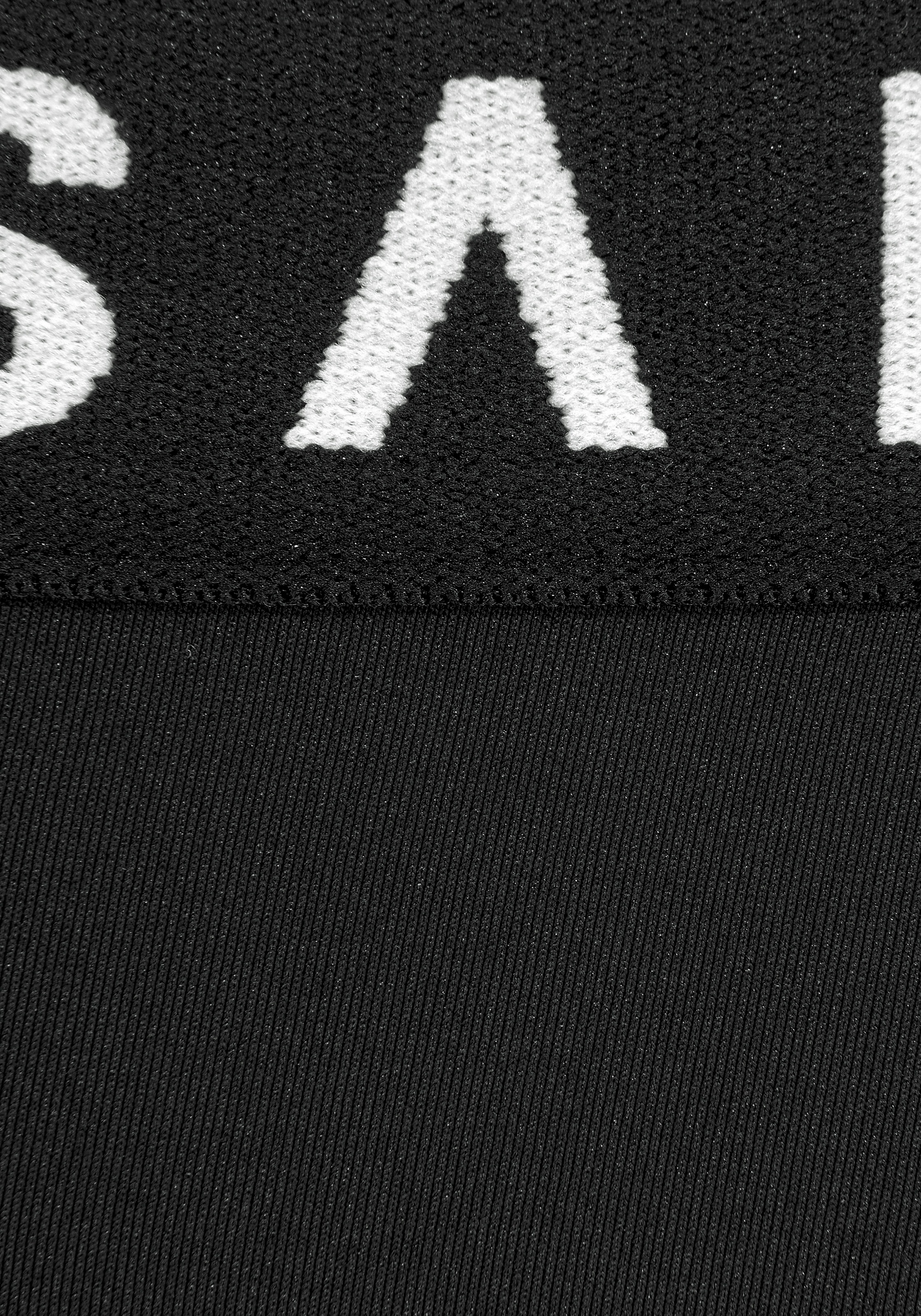 Elbsand Bustier-Bikini , mit kontrastfarbenen Schriftzügen