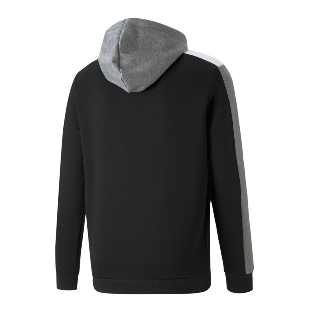 Puma Sweat à capuche Marine/Gris Homme Puma Ess Block