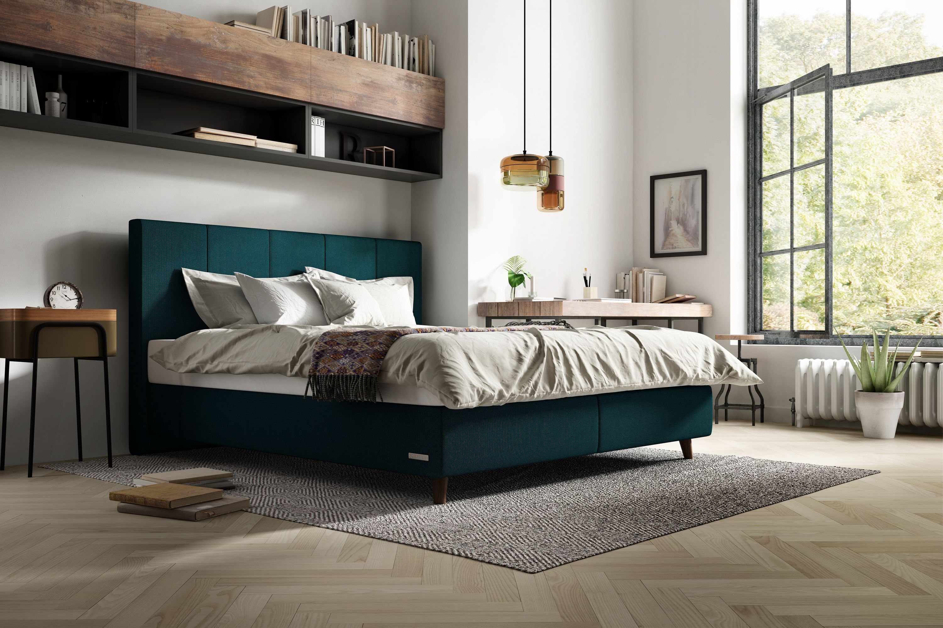 Boxspringbett SCHLARAFFIA RIGOLETTO 160 x 200 cm H2