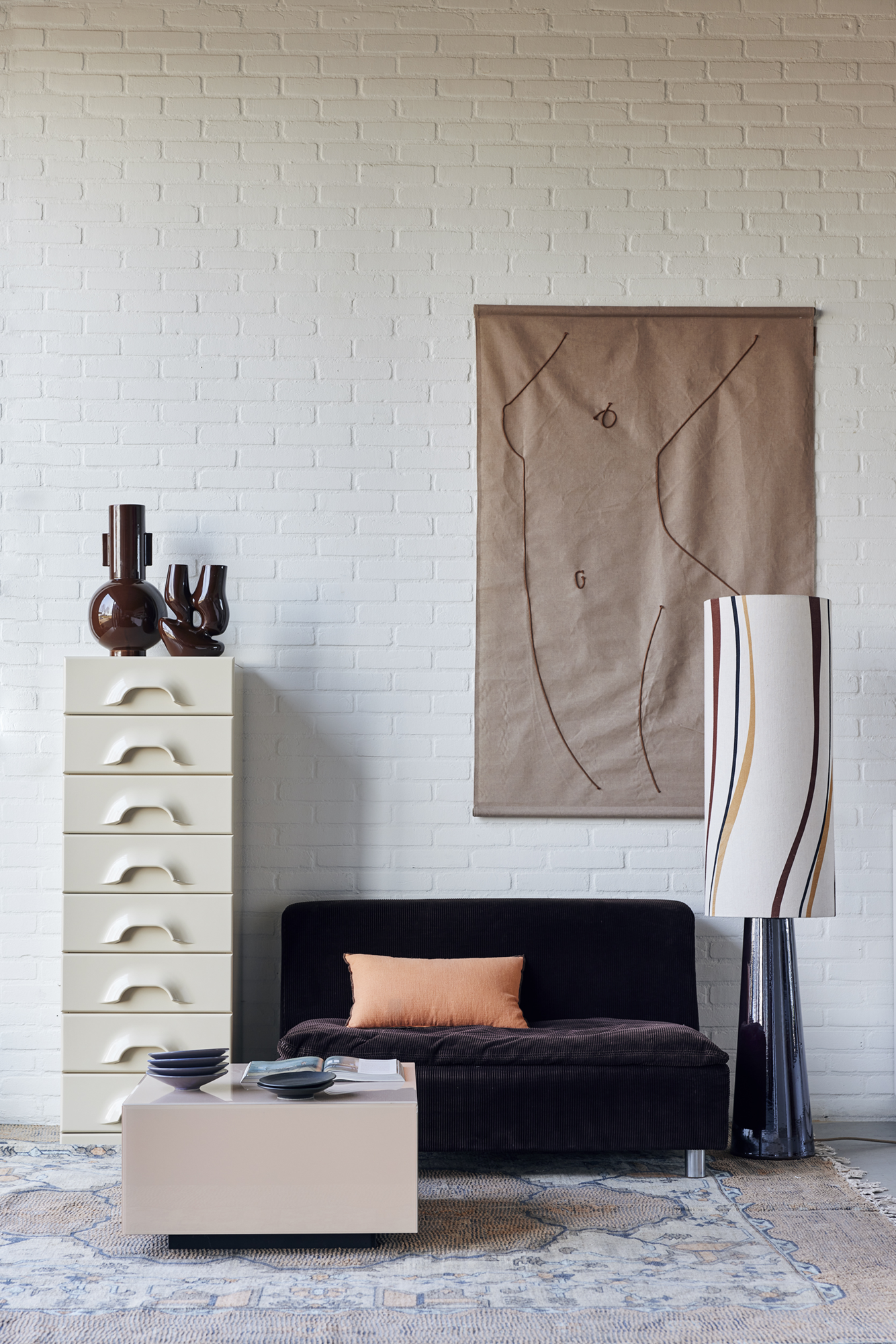 Lampenvoet Cone XL brown
