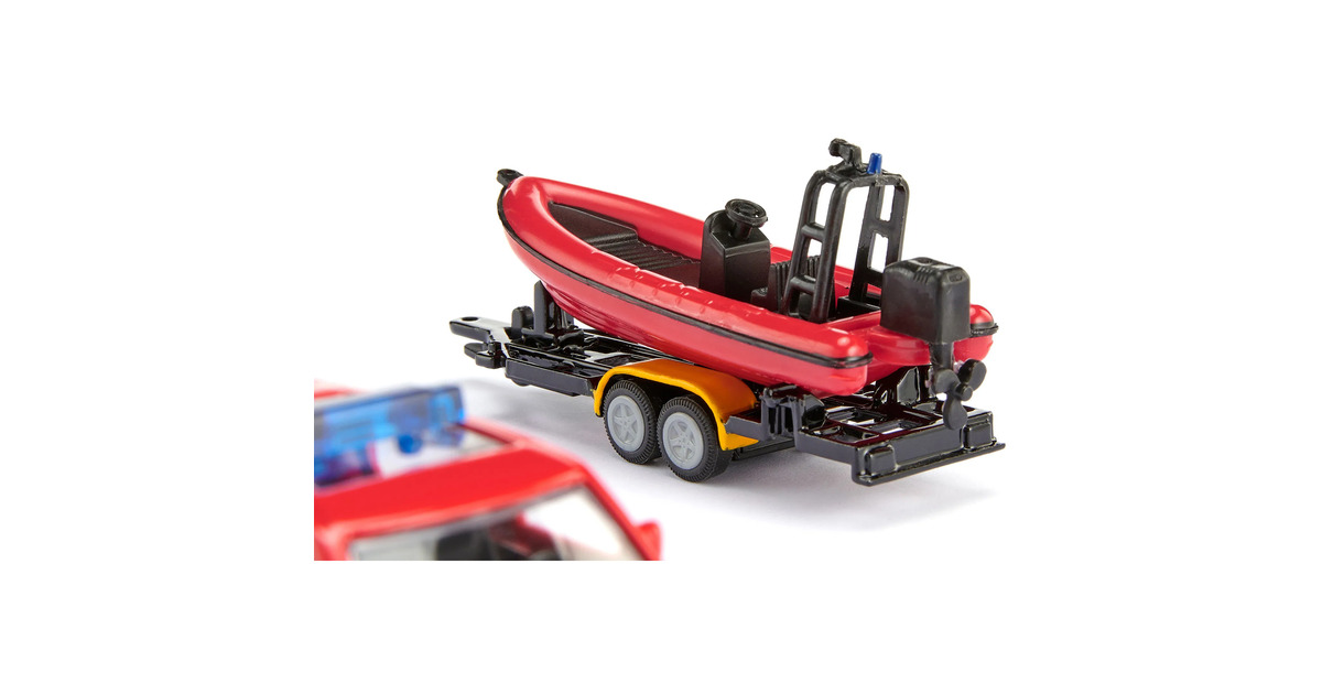 SIKULand Rover Defender met boot Modelvoertuig