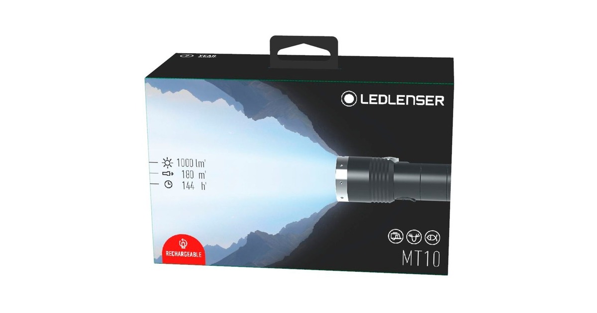 LedlenserOplaadbare zaklamp MT10  (Zwart)