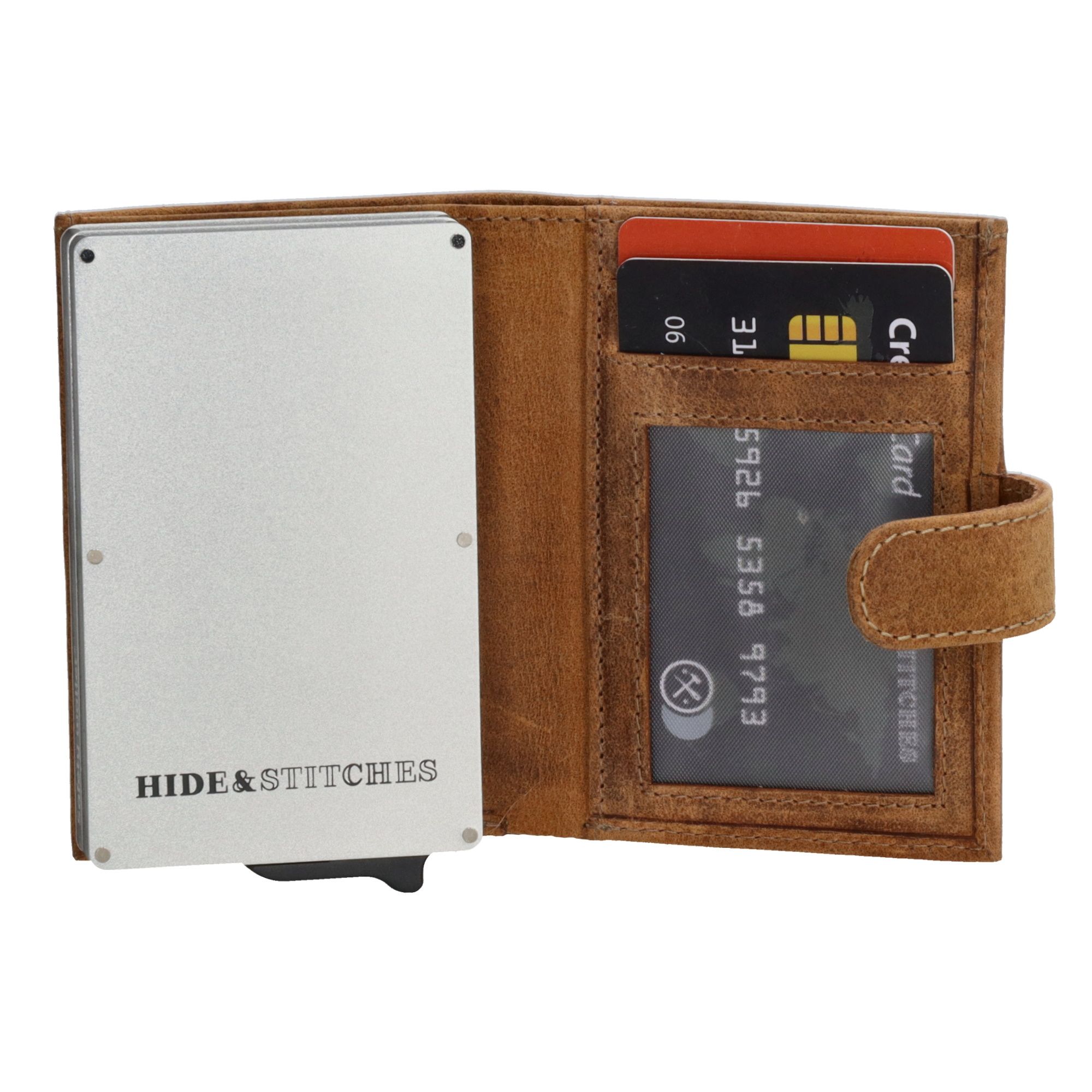 Hide & Stitches Idaho Safety Wallet Bruin
