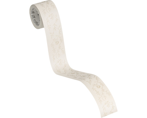 Rand 30299-1 Alleen Randen 9 zelfklevend bloemenrank satijn beige 5 m x 5 cm
