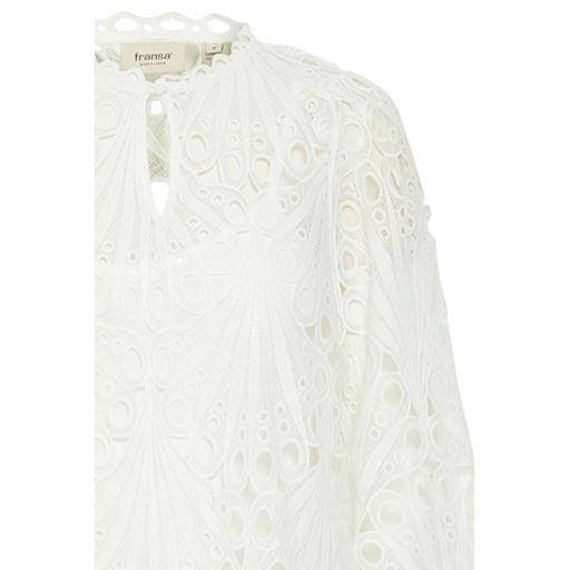 Fransa Belle Bluse, Blanc de Blanc, S