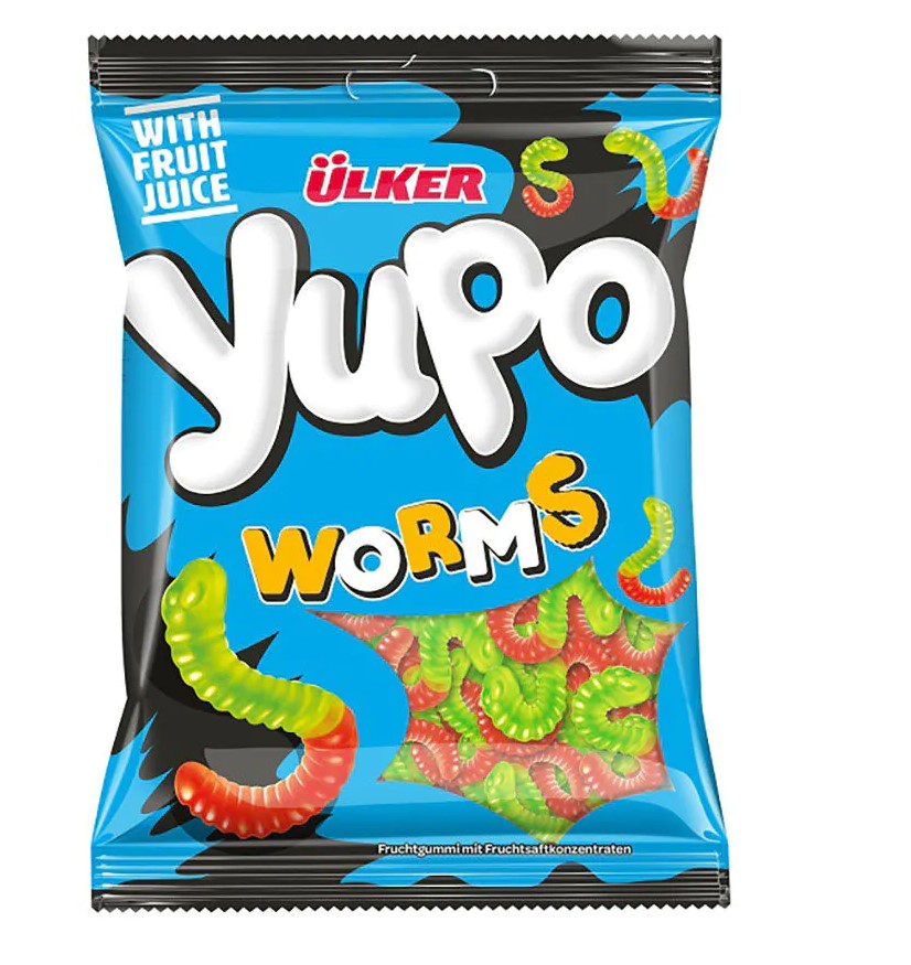 Ülker Yupo Fruchtgummi Worms 80g MHD:24.6.26