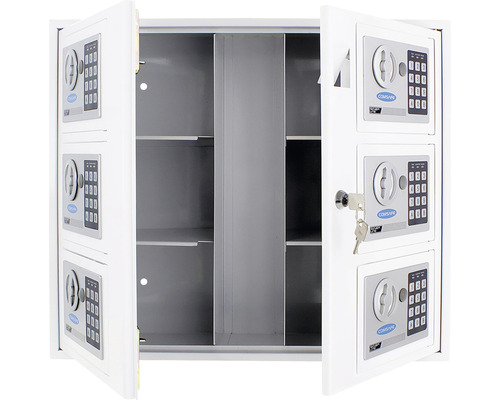 Rottner Keysystem 6 sleuteldispenser met elektronisch slot, wit