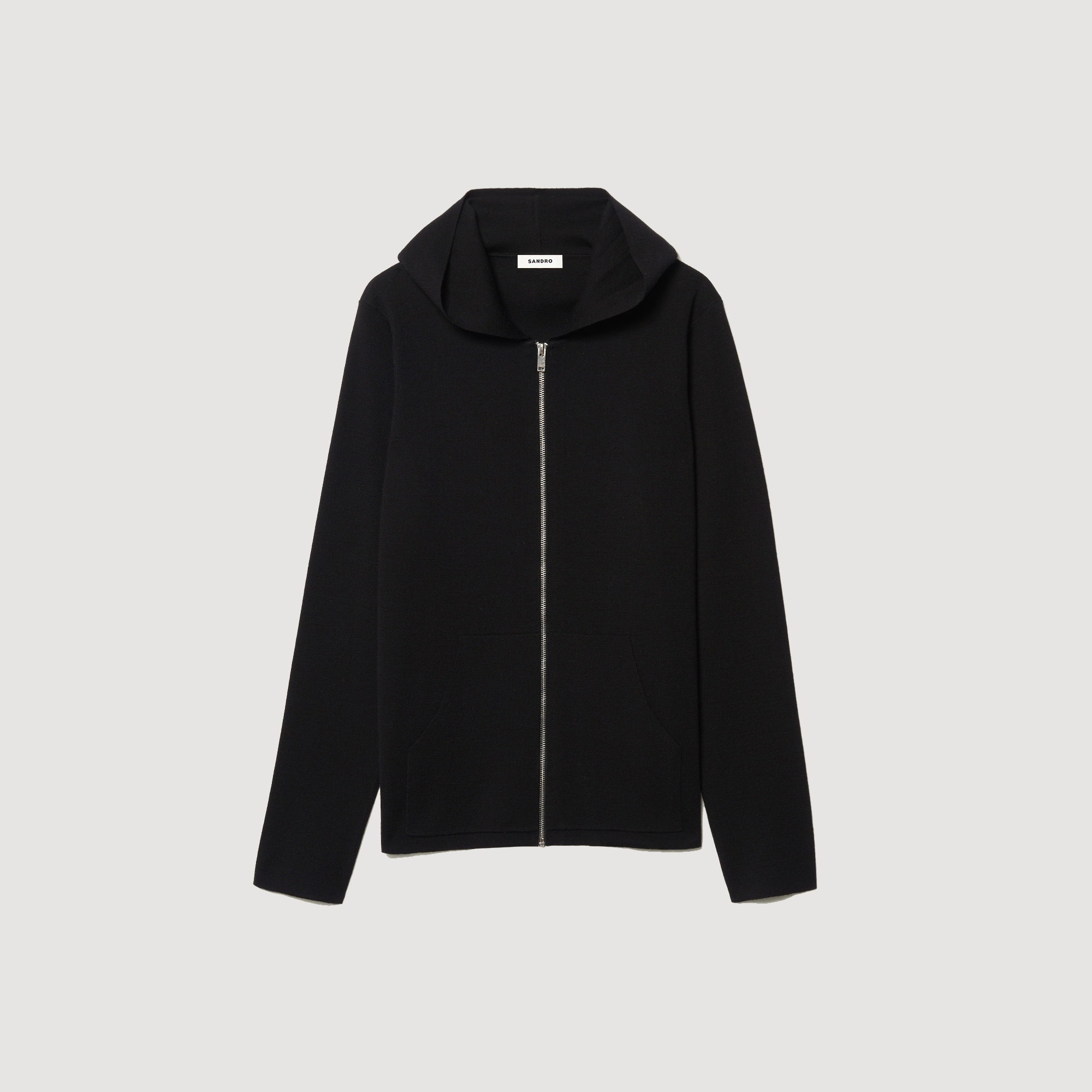 Gilet zippe avec capuche