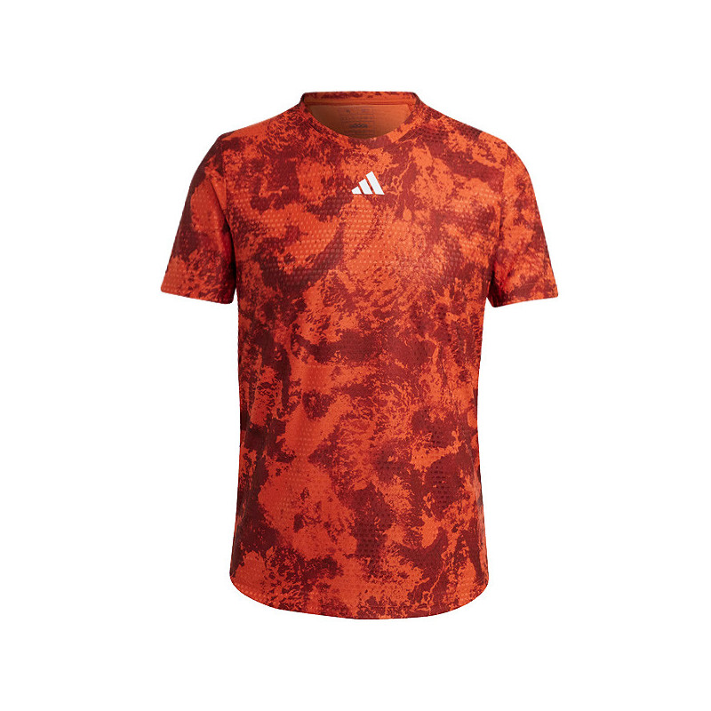 Tee-shirt tennis Junior Adidas Roland Garros rouge
