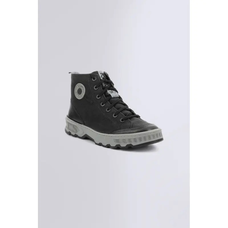 KICK WAY NOIR SNEAKERS HAUTES Textile Homme