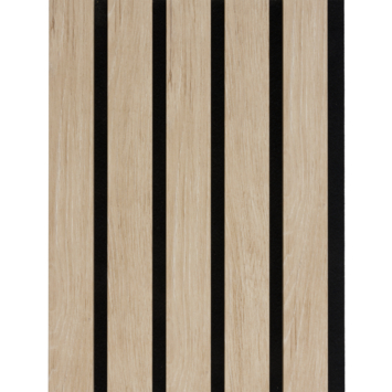 Lattenwand Decowall Acoustic Advanced eik natuur 260x30cm, 2 stuks (1.56m2)