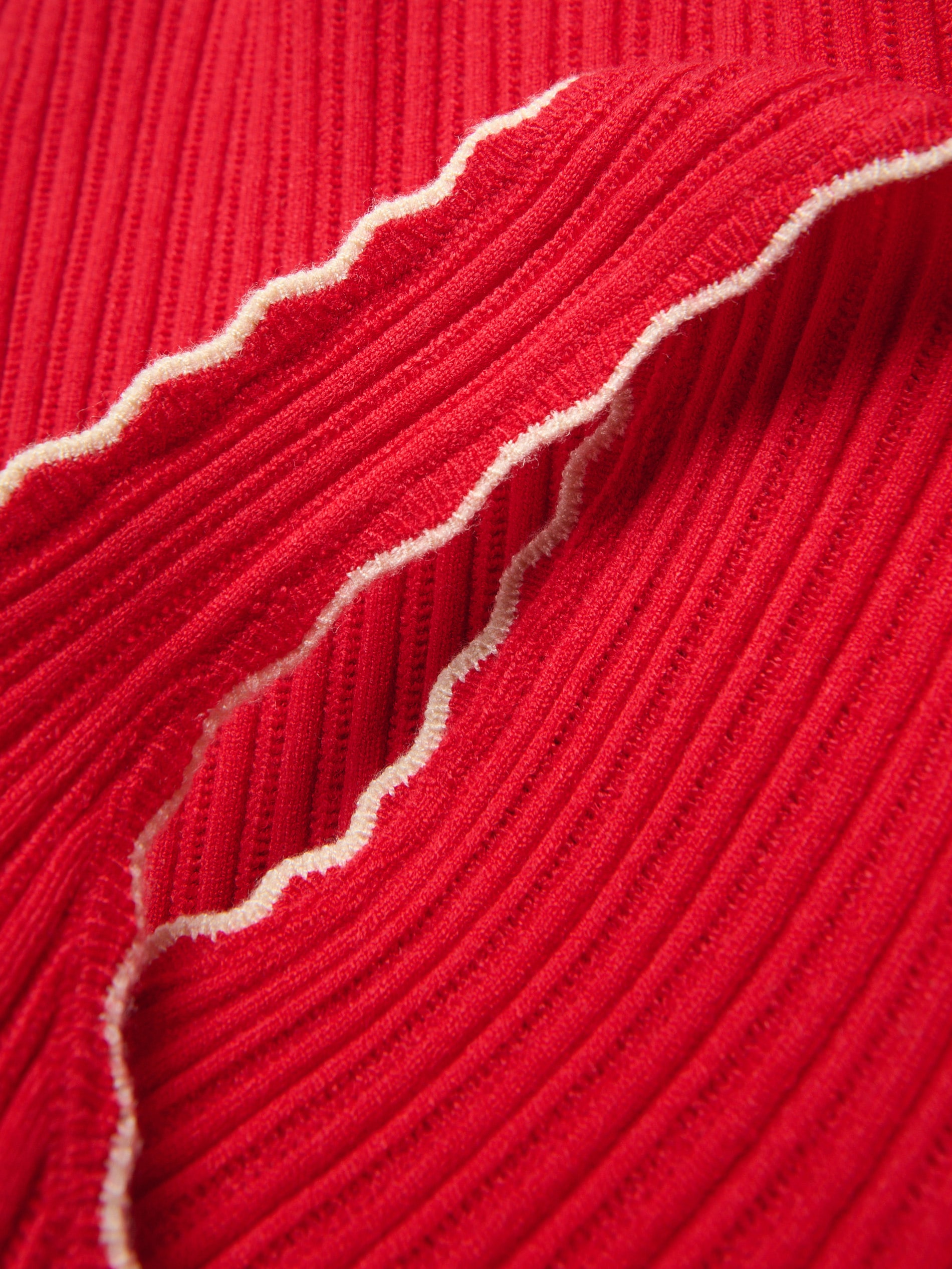Rippstricktop aus Viskosemischung