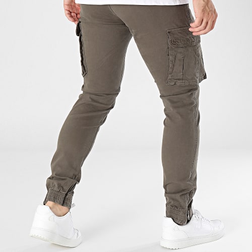 Pantalon Cargo Gris