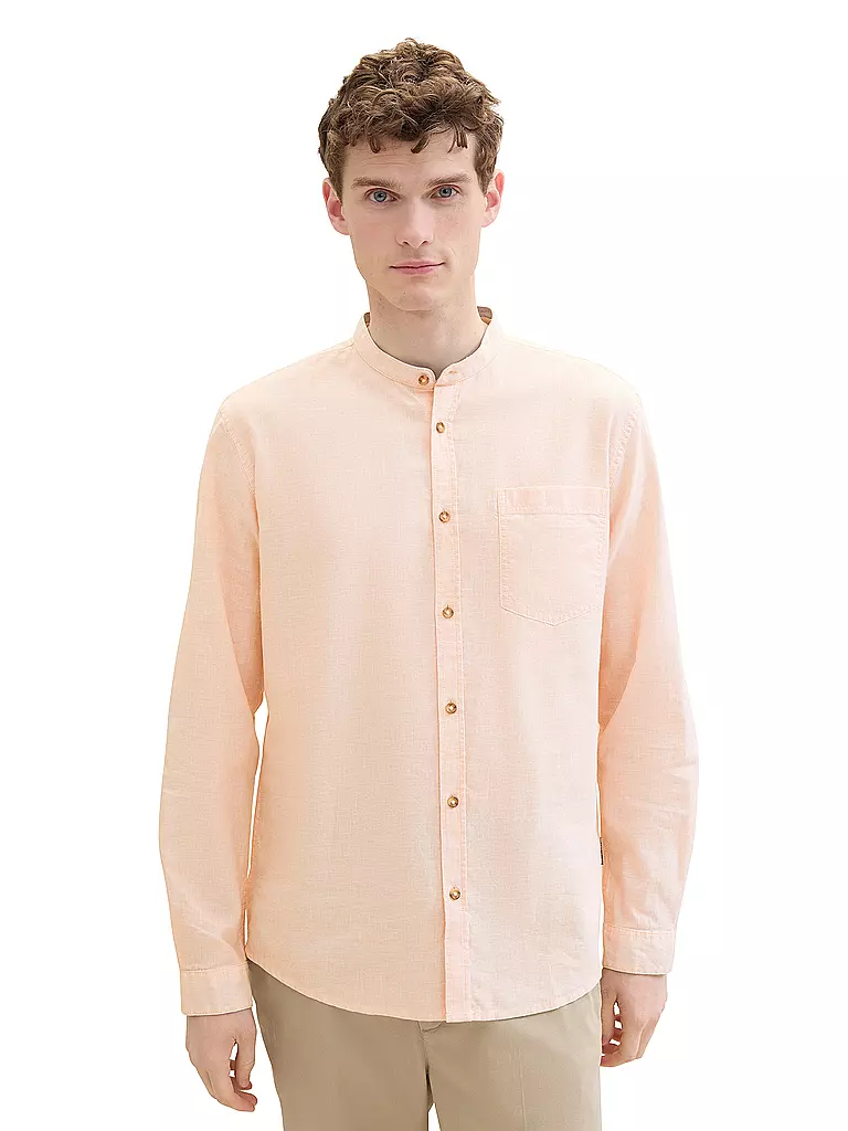 TOM TAILOR Hemd Regular Fit orange