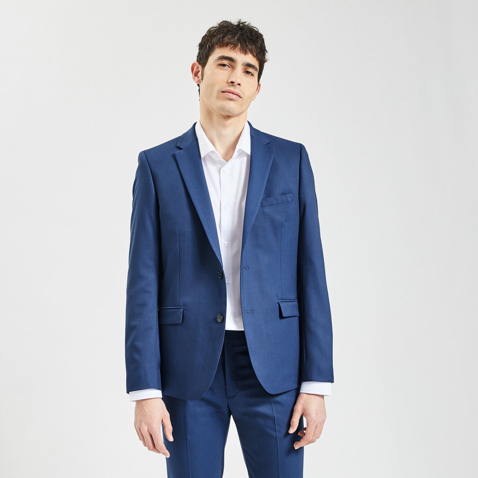 Costume 3 pièces slim - Bleu moyen