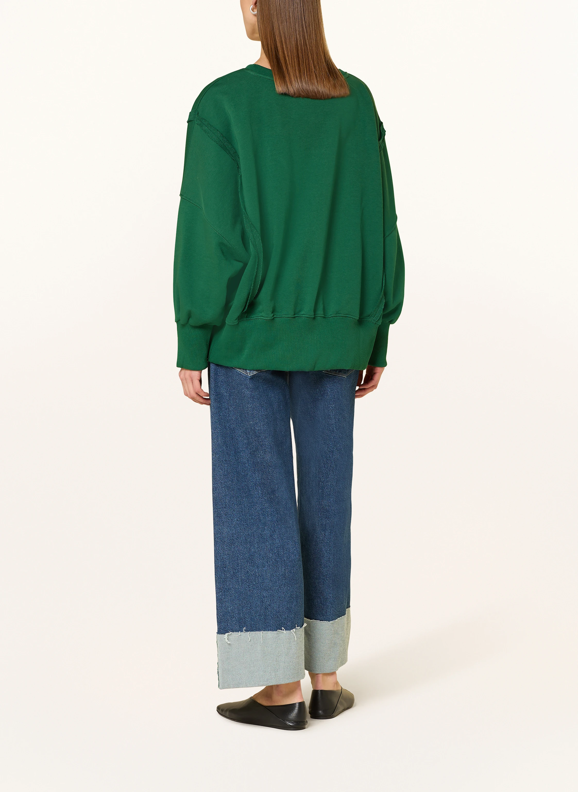 miss goodlife Sweatshirt mit Schmucksteinen