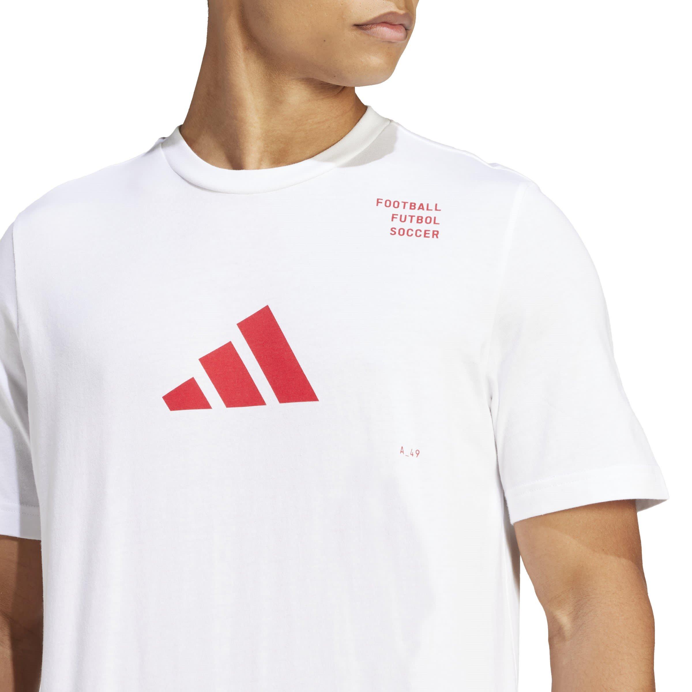 adidas Football Category Logo T Shirt Adults