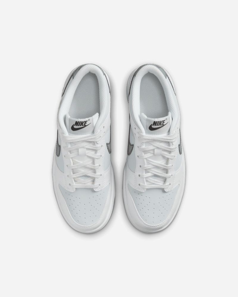 Chaussures Nike Dunk Low Blanc & Gris pour enfant