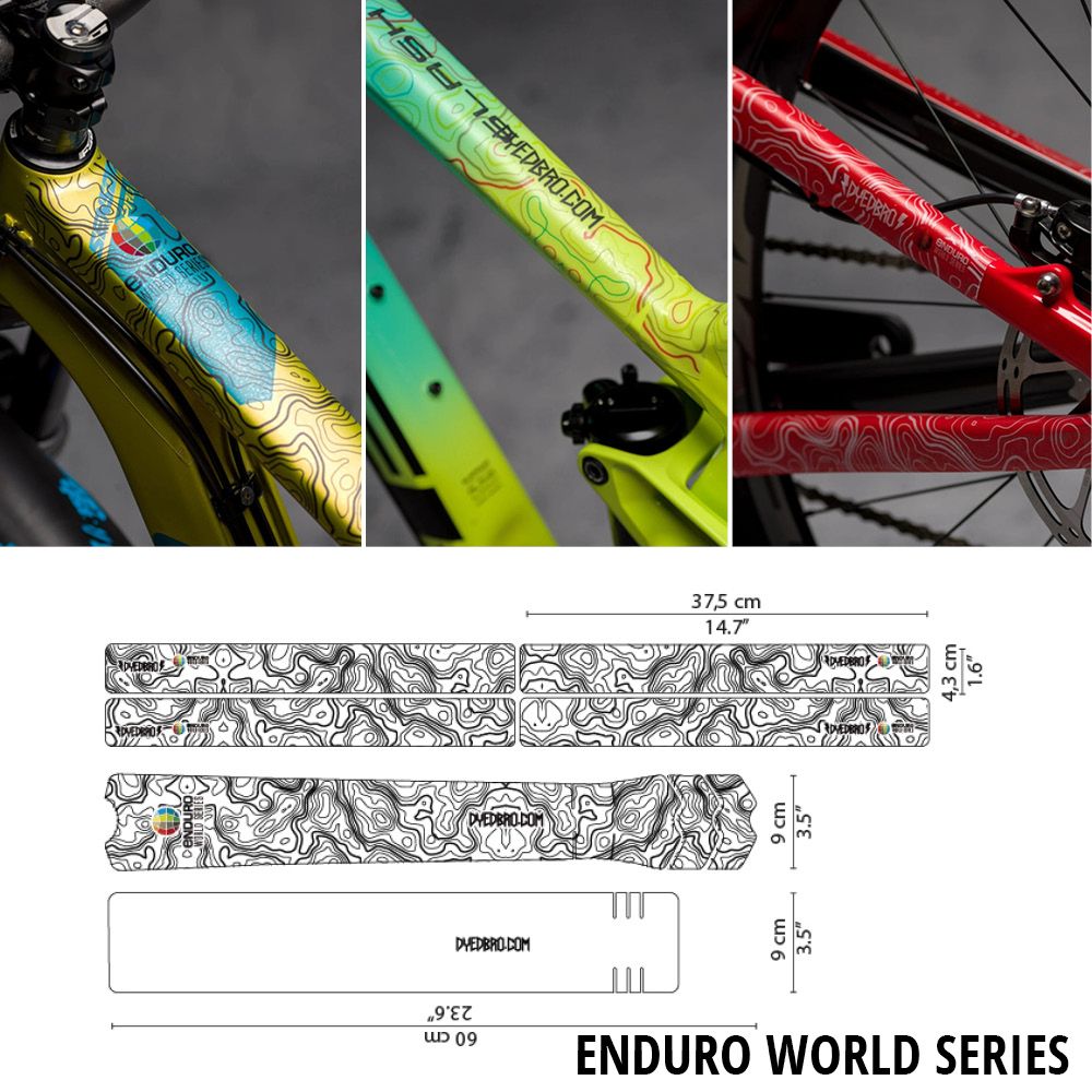 DYEDBRO Enduro World Series Rahmenschutz Kit kaufen | Bike-Discount