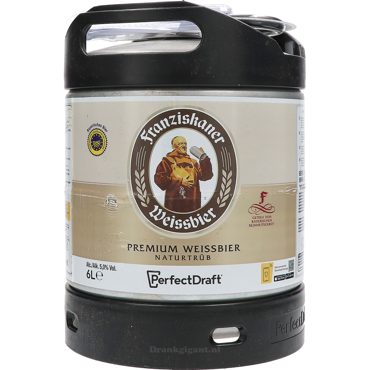 Franziskaner Perfect Draft Fust 600 cl