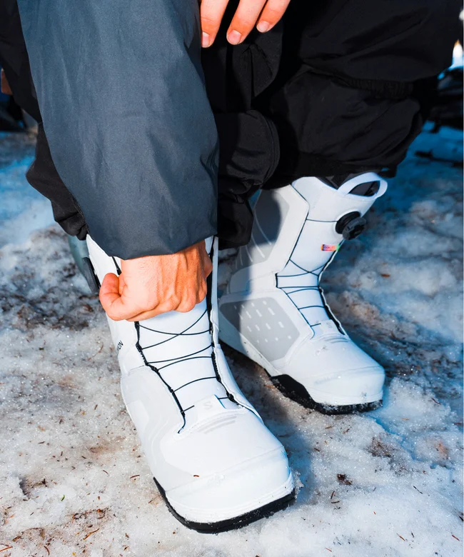 DIALOGUE DUAL BOA®  Snowboard-Schuhe Herren White/GreyPinstripe/Black
