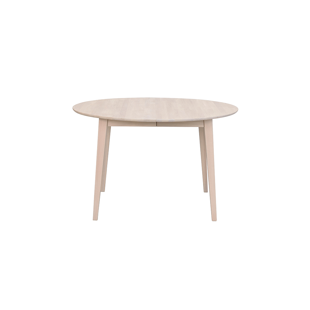 Eettafel Filippa rond Whitewash verlengbaar 170 x 105 cm