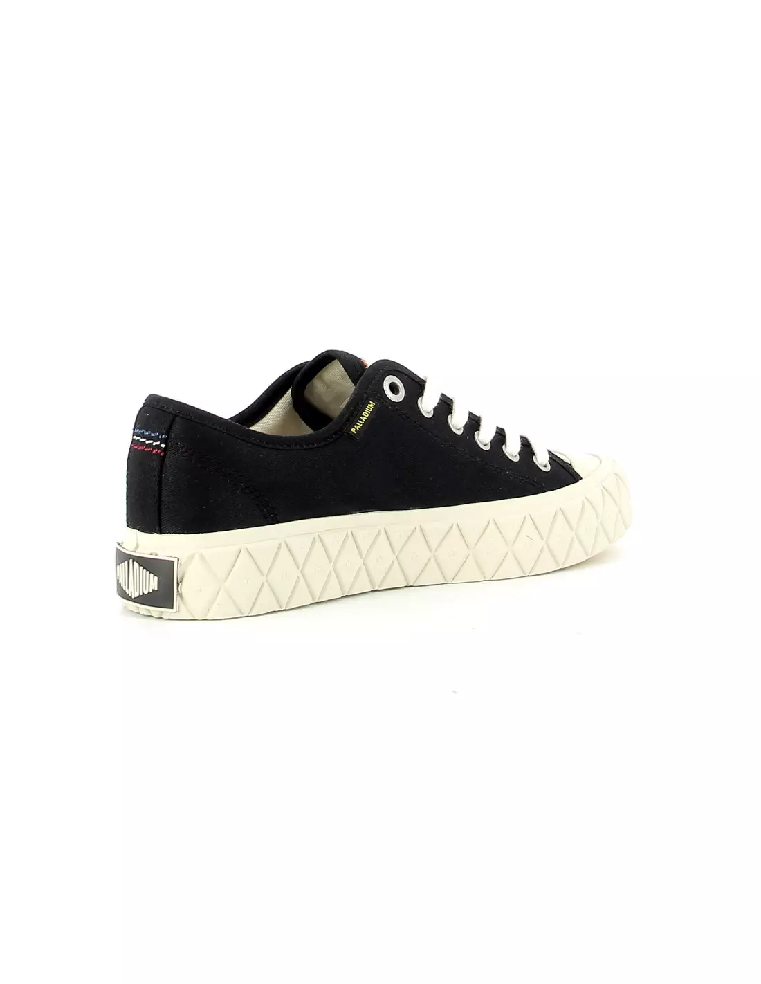 PALLADIUM PALLA ACE CANVAS - Baskets BLACK/WHTASPARAGUS-M