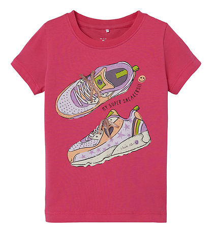 Name It T-shirt - NmfKathine Box - Pink Flamb?