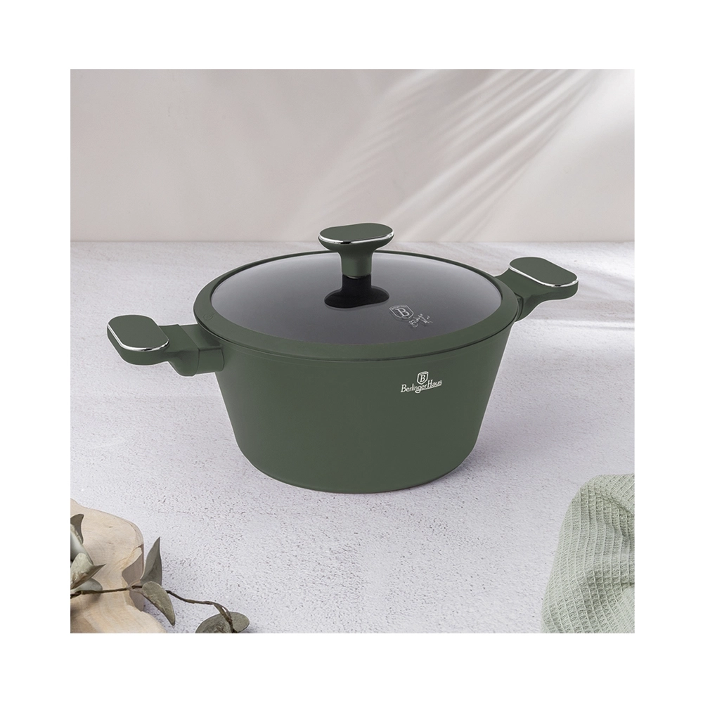 Berlinger Haus 10-teiliges Kochgeschirr-Set Matte Green Collection 2.0