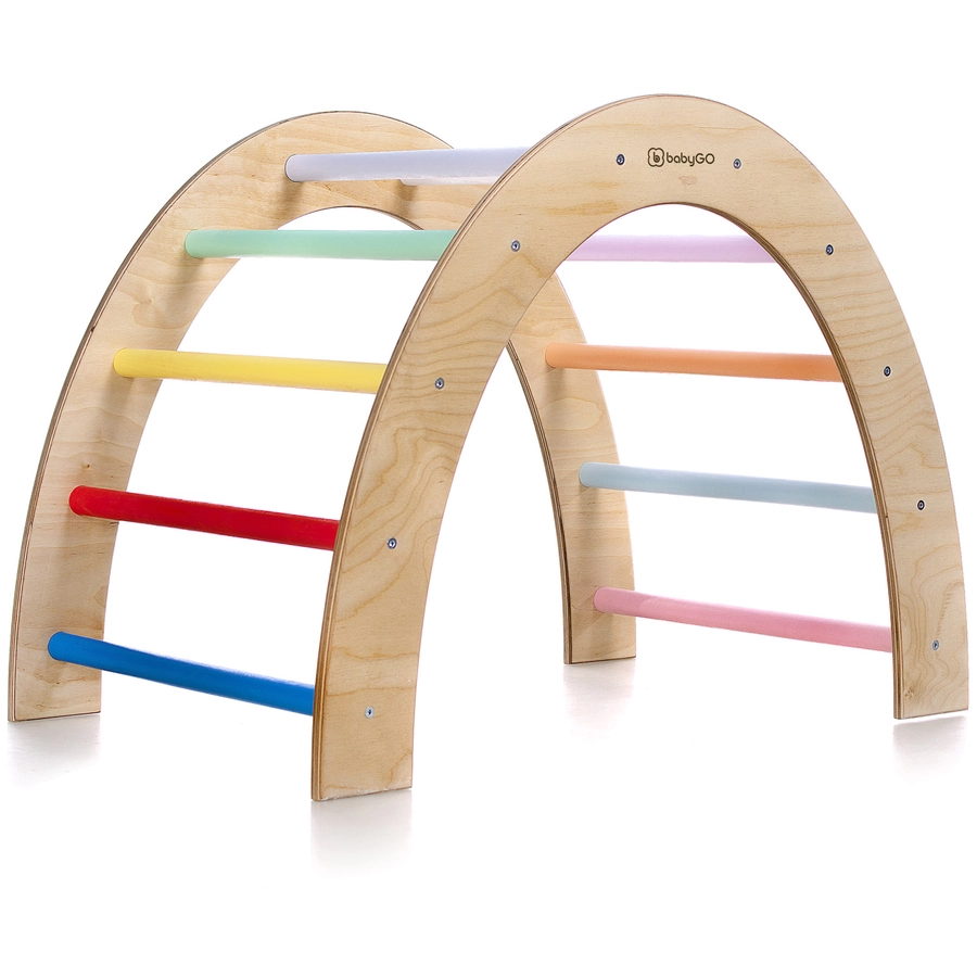 babyGO Kletterbogen XXL Woodland, bunt