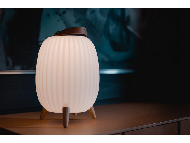 ezilight Laterne Ambiant M, Kabellose Bluetooth Musiklaterne