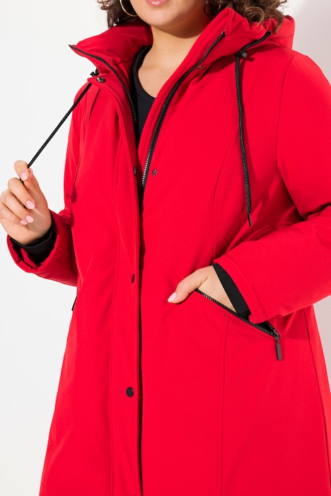 HYPRAR Funktionsjacke, wasserabweisend, verstellbarer Kapuze