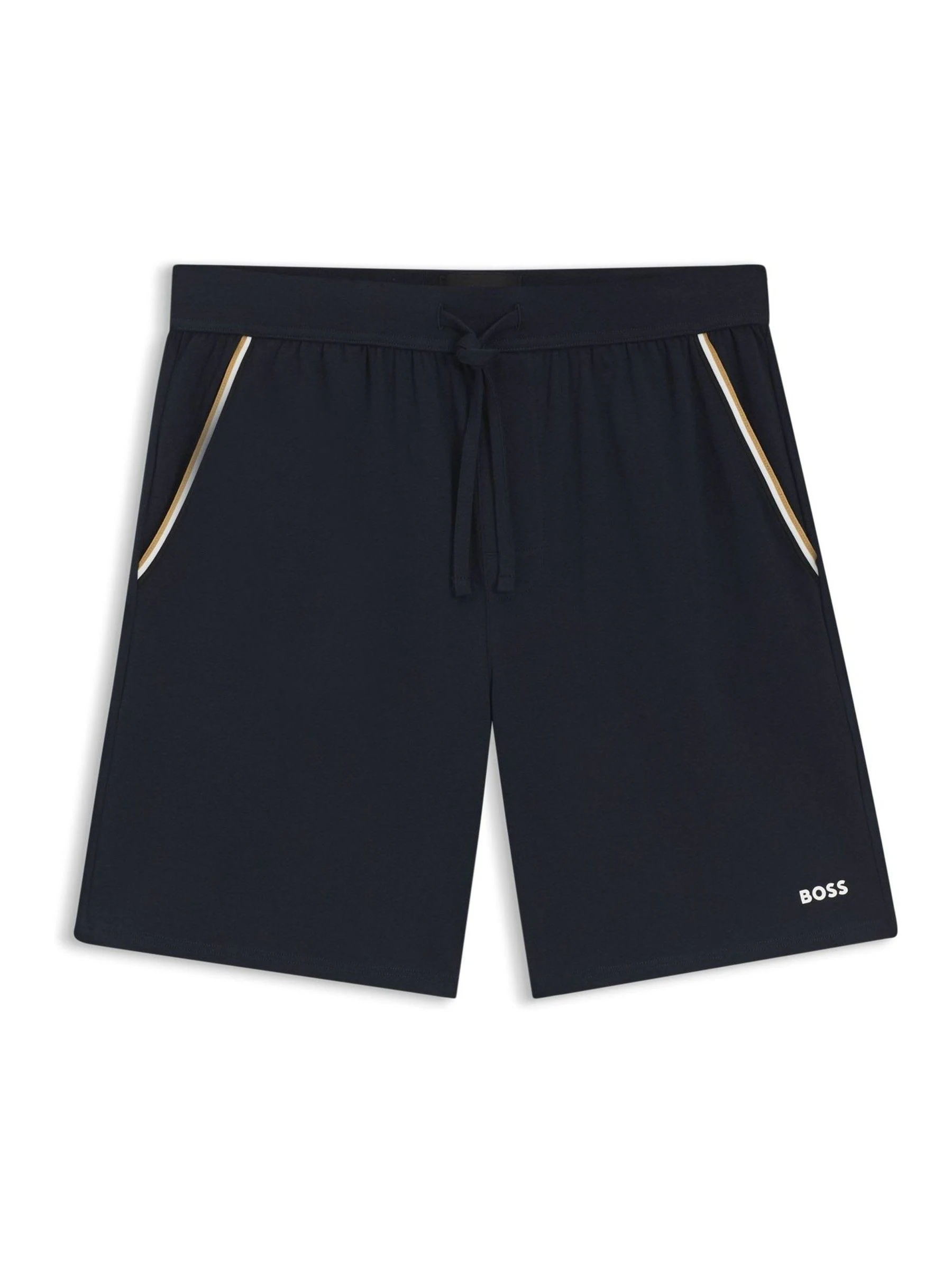 Blauw - BOSS Unique short met logo
