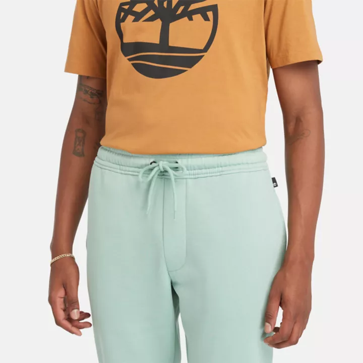 Pantalon de survêtement à logo pour homme en vert pâle
