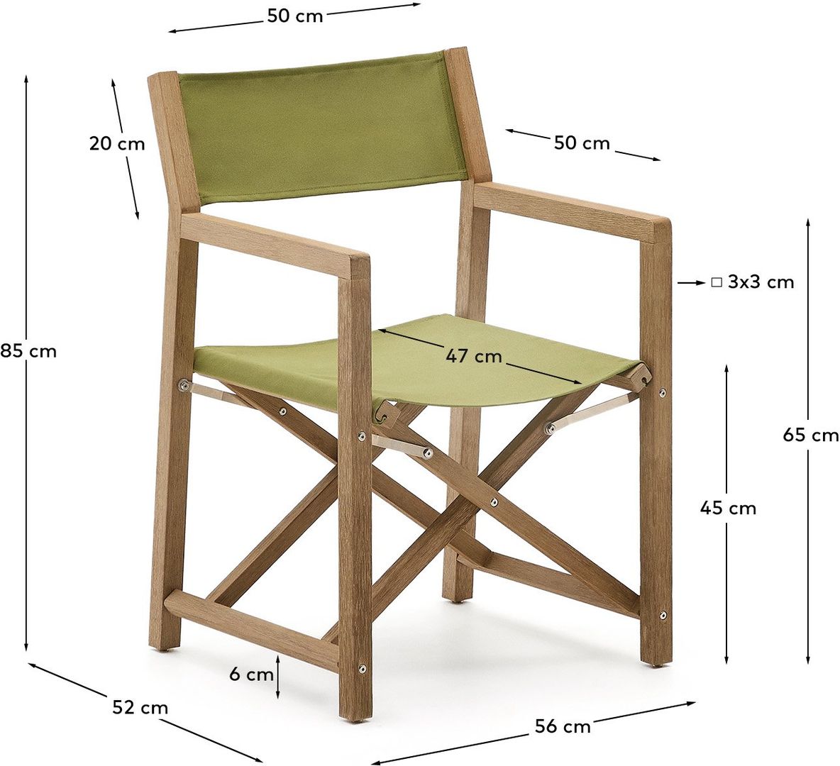 Kave Home   Vilara Tuinstoel