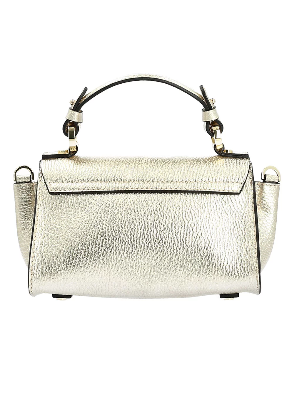 MINI SAC CLEMENTINE METALLISE DORE