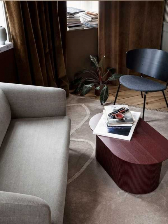Ferm Living Podia salontafel zwart
