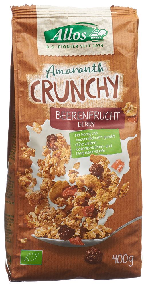 Allos Amaranth Crunchy Beerenfrucht Btl 400 g