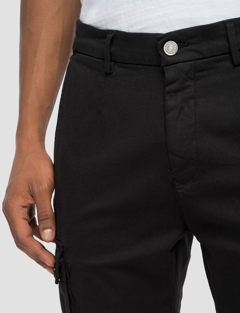 REPLAY PANTALON CARGO HOMME JAAN NOIR 040
