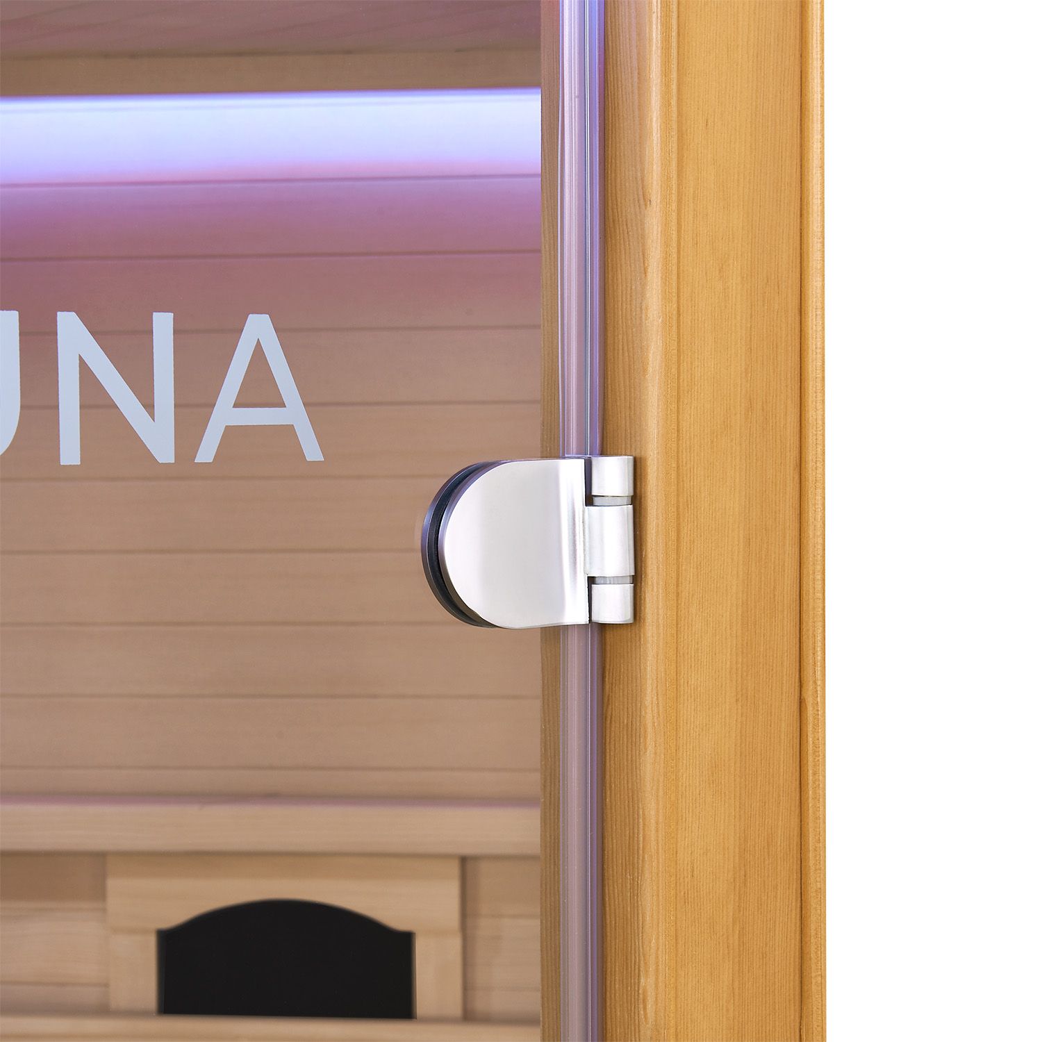 Artsauna Eck Infrarotkabine Nyborg E150V Vollspektrum mit Ambiente Beleuchtung – 4 Personen