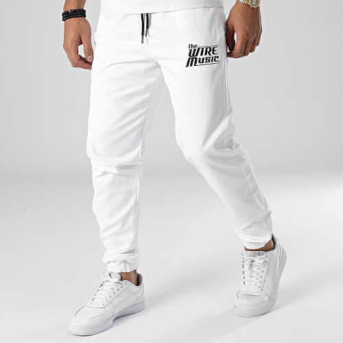 Pantalon Jogging Diamant TWM Blanc Noir