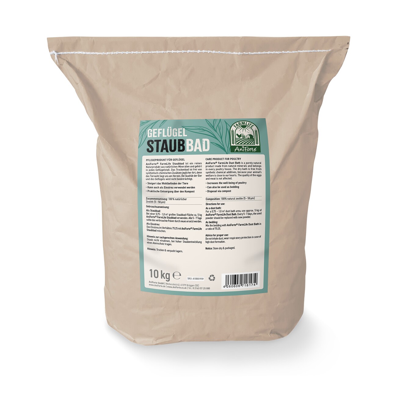AniForte Staubbad für Hühner 10kg