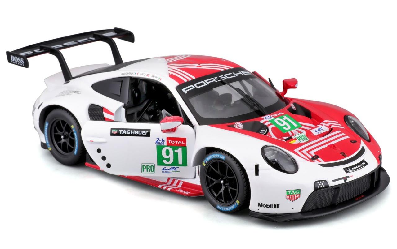 Race Porsche 911 RSR LM Rot 1:24Sammlermodell im Massstab 1:24