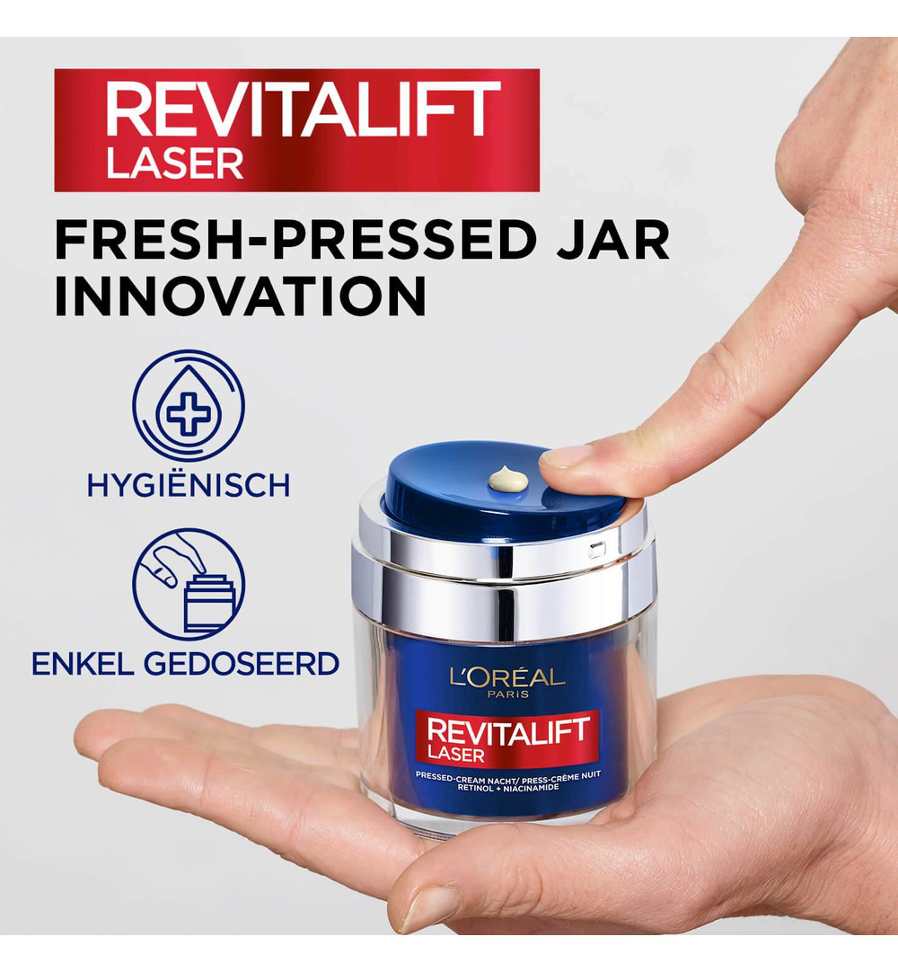 L’Oréal Paris Revitalift laser pressed-cream nachtcreme (50 ml)