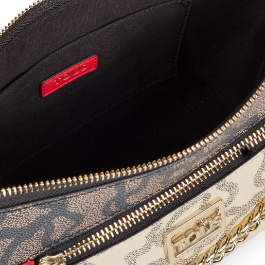Bolsa de ombro Kaos Icon multicolorida vermelha